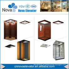 Padrão aço elevador cabine com PVC piso